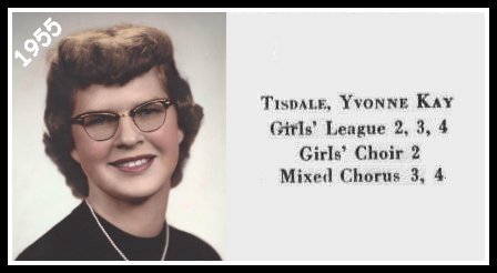 Yvonne Tisdale - 1955