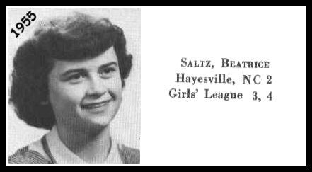Bea Saltz - 1955 - Sr. Portrait